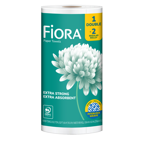 Fiora 2-Ply Extra Strong, Extra Absorbent Double Rolls Paper