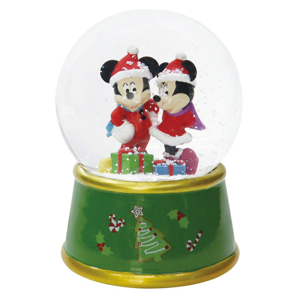 Disney Mickey & Minnie Presents Snow Globe Same-Day Delivery or