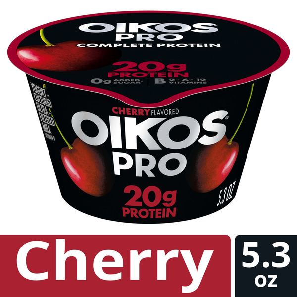 Oikos Pro Cherry Yogurt-Cultured Ultra-Filtered Milk