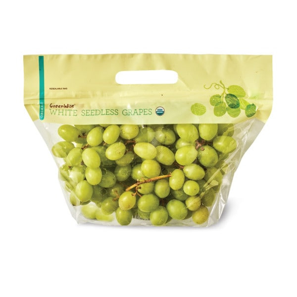 Organic Green Seedless Grapes Bag Same-Day Delivery or Pickup | Publix