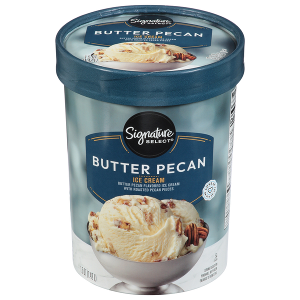 Signature SELECT Ice Cream, Premium, Butter Pecan