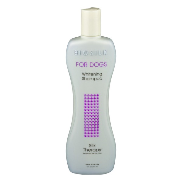 biosilk dog whitening shampoo