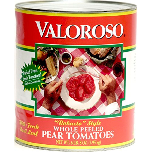Valoroso - Whole Peeled Pear Tomatoes - #10 can