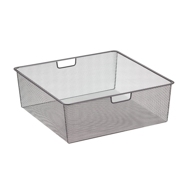 Elfa Classic Wide 2-Runner Mesh Drawer - Graphite