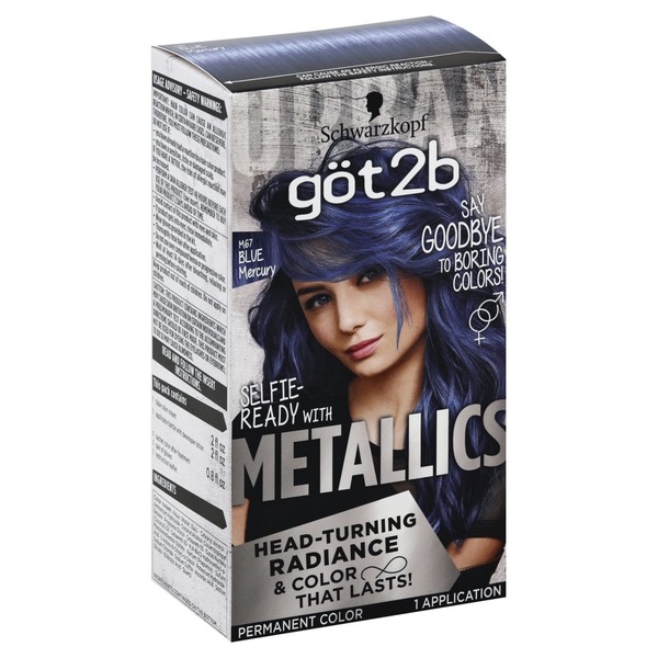Got2 B Got2b M67 Blue Mercury Permanent Hair Color 5 Pc Box Got2b