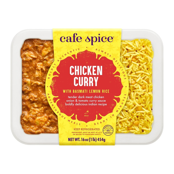 Cafe Spice Chicken Curry with Lemon Rice Same-Day Delivery or