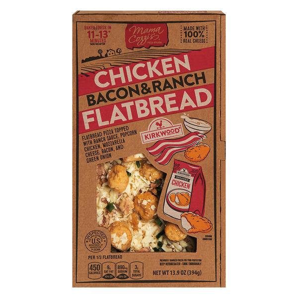 Mama Cozzi's Pizza Kitchen Chicken Bacon Ranch Flatbread
