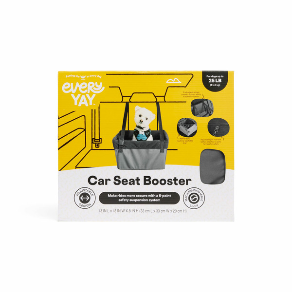 Every Yay Dog Car Seat Booster, 13 X 8 Inch