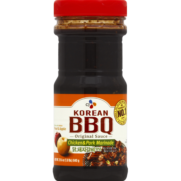 CJ Marinade, Chicken & Pork, Korean BBQ Original Sauce