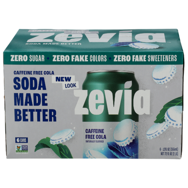 Zevia Caffeine Free Cola 6 Pack Same-Day Delivery or Pickup