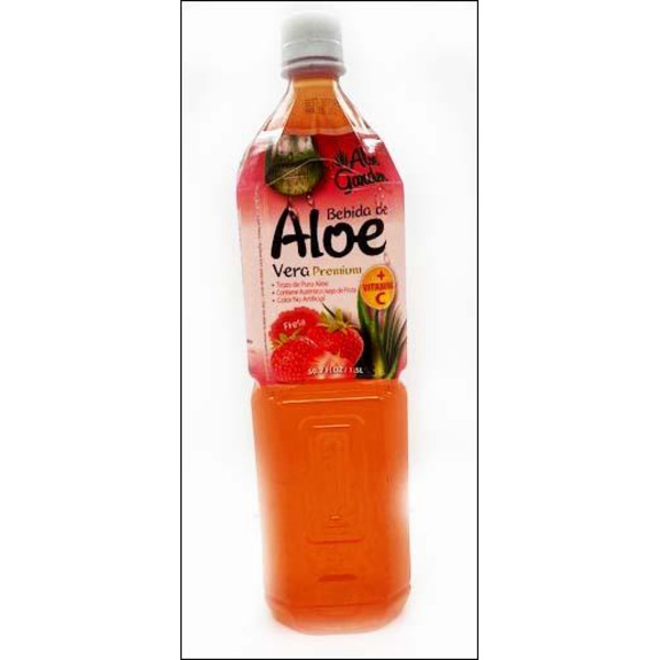 Natural G Aloe Vera Strawberry Drink Same-Day Delivery | Food Bazaar
