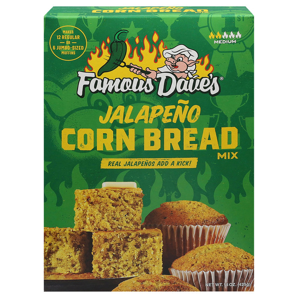 Famous Dave's Jalapeno Medium Corn Bread Mix Same-Day Delivery or