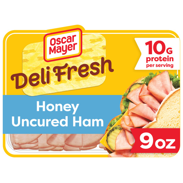 Oscar Mayer Deli Fresh Honey Uncured Ham Sliced Sandwich Lunch Meat