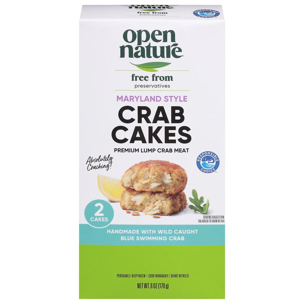 Open Nature Crab Cakes, Maryland Style