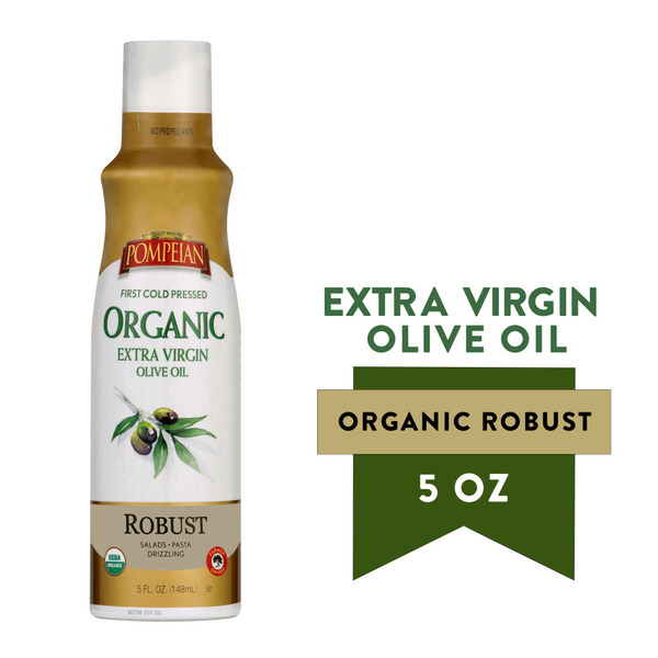 Pompeian Organic Extra Virgin Olive Oil Non Stick Cooking Spray