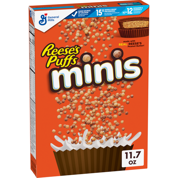General Mills Reese's Puffs Corn Puffs, Minis, Sweet & Crunchy