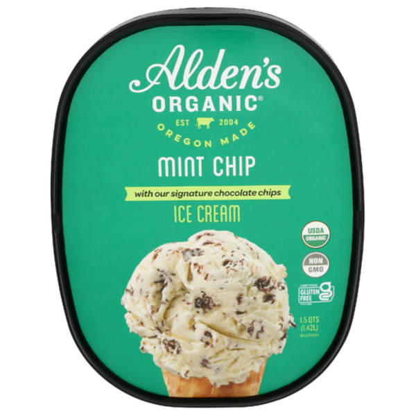 Alden's Organic Mint Chip Ice Cream Same-Day Delivery or Pickup
