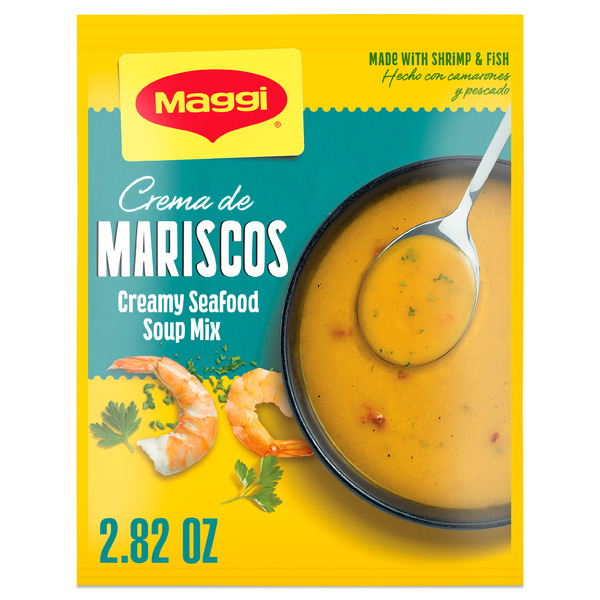 Maggi Sopa Sabor A Pollo Con Fideos Creamy Seafood Soup Mix