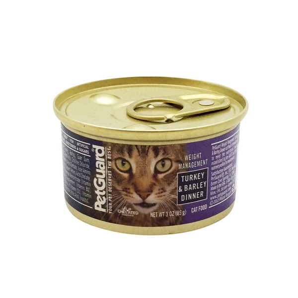 petguard mature cat food squirt ing redhead
