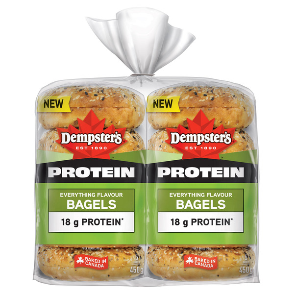 Dempster's Everything Protein Bagels