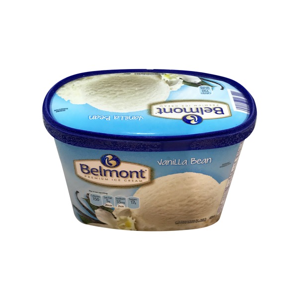 Belmont Vanilla Bean Ice Cream (48 fl oz) from ALDI Instacart