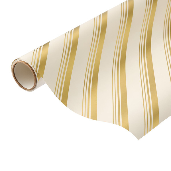 Hester & Cook Peppermint Stripe Runner, 25 x 20 in - Gold