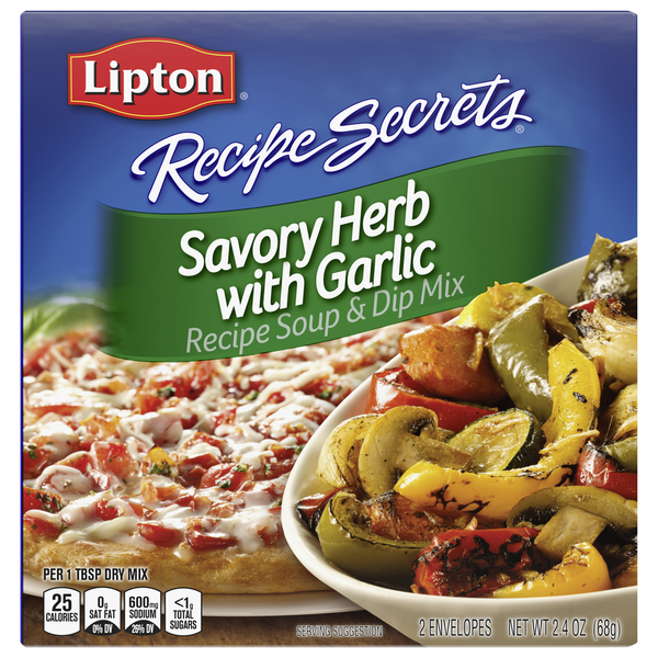 Lipton Savory Herb with Garlic Recipe Soup & Dip Mix Same-Day