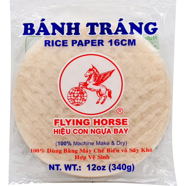 Flying Horse Small Round Rice Paper