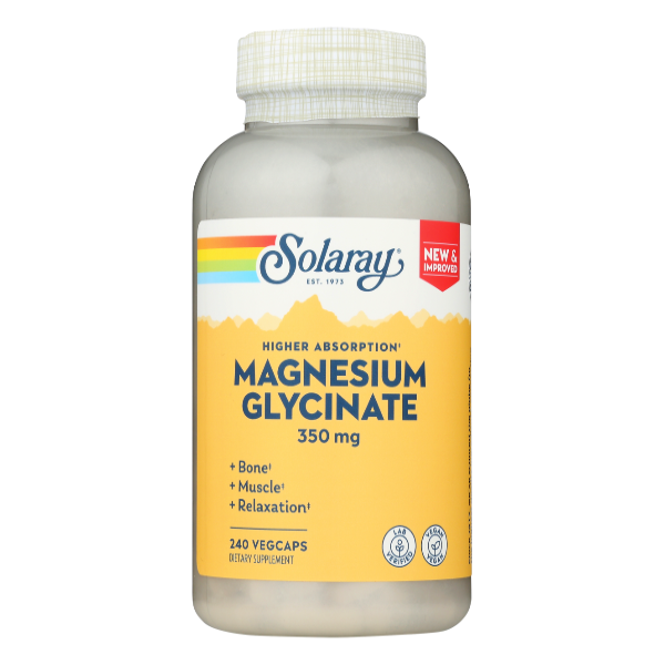 Solaray Magnesium Glycinate 350Mg 240Ct Enhanced Absorption Same-Day Delivery or Pickup | Fresh Thyme Market Solaray Magnesium Glycinate 350Mg 240Ct Enhanced Absorption Same-Day Delivery or Pickup | Fresh Thyme Market