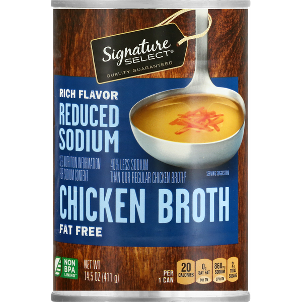 Signature SELECT Broth, Reduced Sodium, Chicken