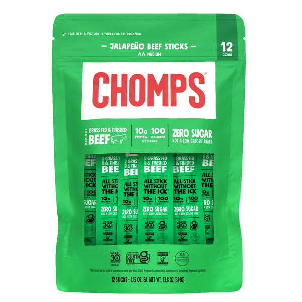 Costco Chomps Jalapeno Beef Jerky Sticks SameDay Delivery or Pickup