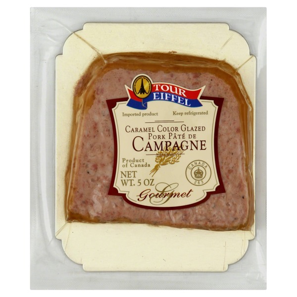 Tour Eiffel Caramel Color Glazed Pork Pate De Campagne 5 Oz