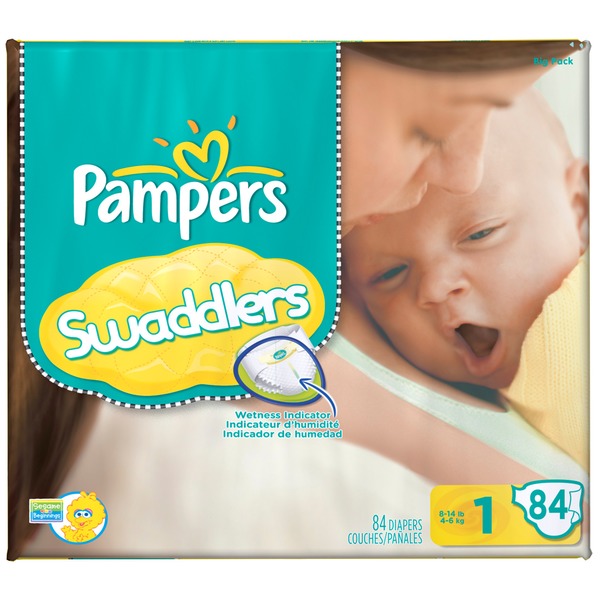 84 ct pampers swaddlers