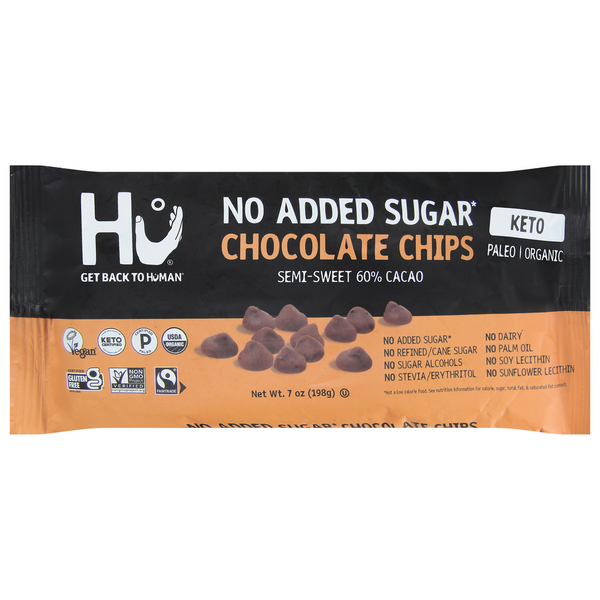 Hu 60% Cacao No Sugar Chocolate Chips Same-Day Delivery or Pickup