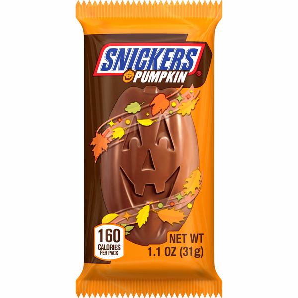SNICKERS Pumpkin Milk Chocolate Halloween Candy Pack Same-Day