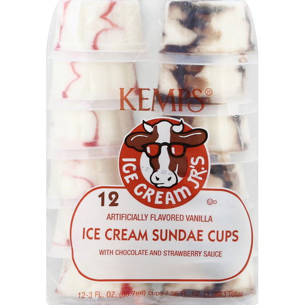Kemps Ice Cream Cups, Sundae
