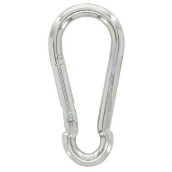 Hillman Hardware Essentials 1/2 in. x 3-15/16 in. Interlocking Spring Snap, Zinc Plated