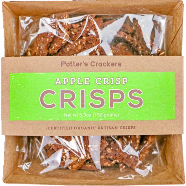 Potters Crackers Organic Apple Crisp Artisan Crisps