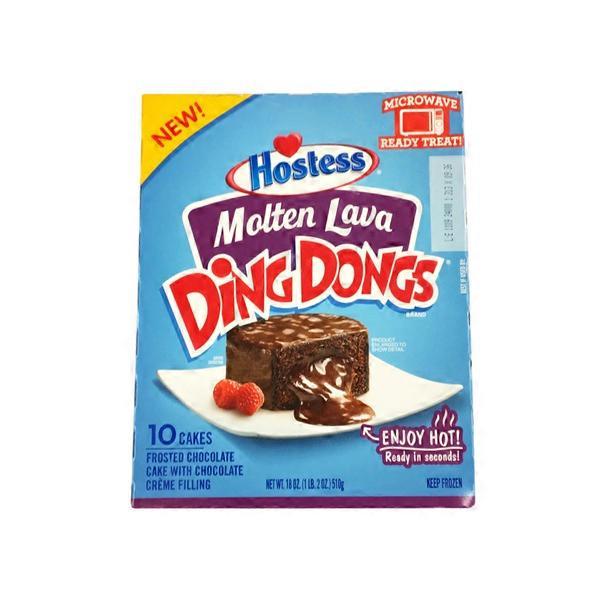 Hostess Ding Dongs Molten Lava Frosted Chocolate Cake With Chocolate Creme Filling (18 oz