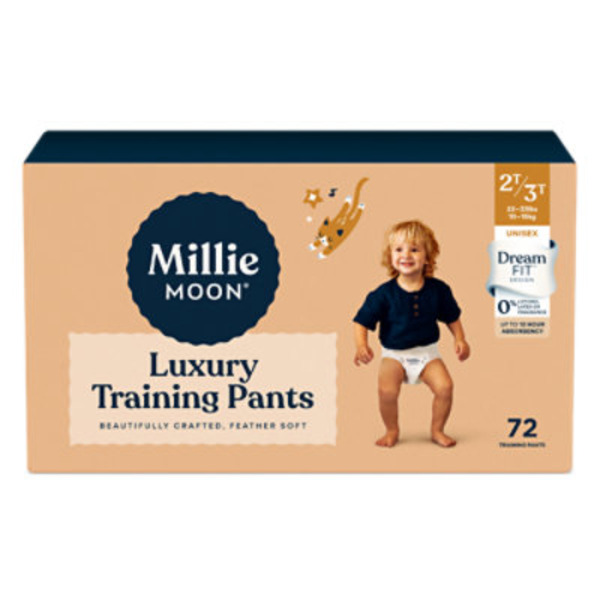 MILLIE MOON Luxury Training Pants, Size 2T-3T, 72 Count (Select for More Options)