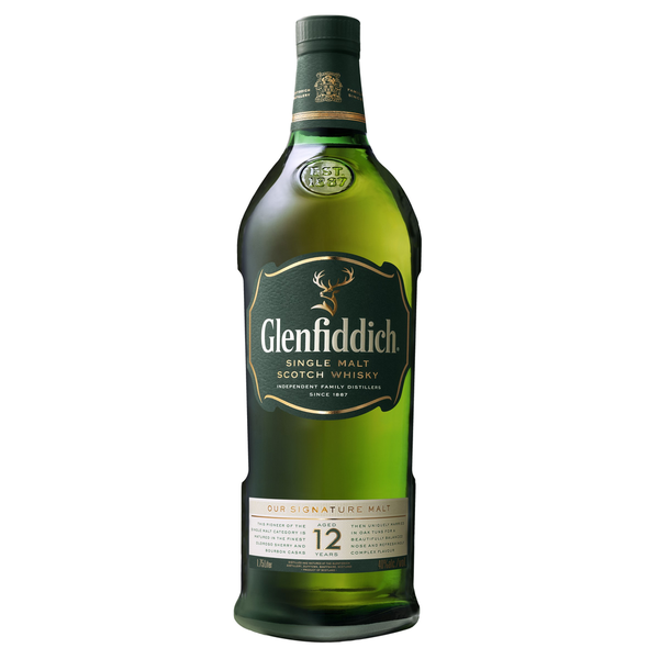 Glenfiddich Scotch Whisky, Single Malt, 12 Same-Day Delivery