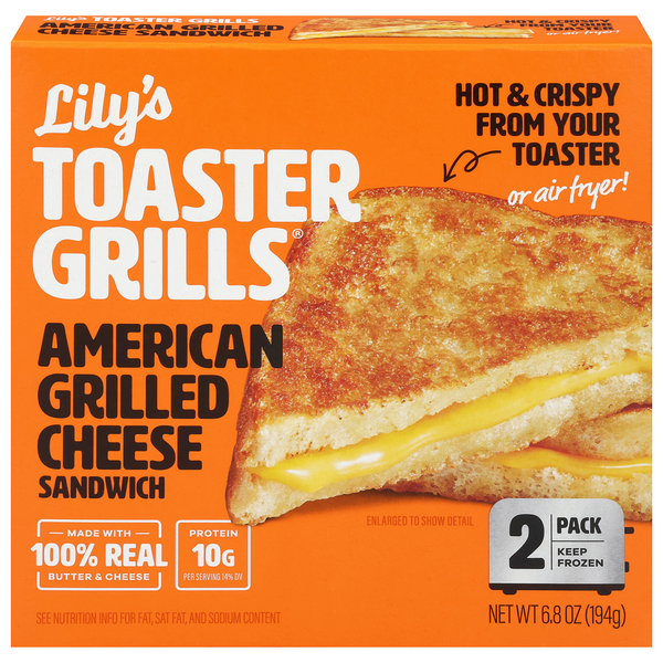 Lily's Toaster Grills American Grilled Cheese Sandwich Same-Day