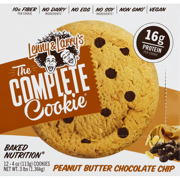 Lenny & Larry's The Complete Cookie, Peanut Butter Chocolate Chip (12