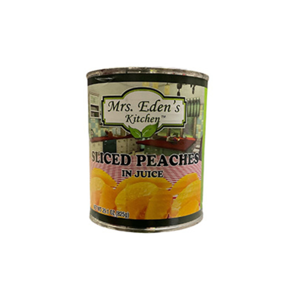 Mrs. Eden's Kitchen Sliced Peaches in Juice Same-Day Delivery