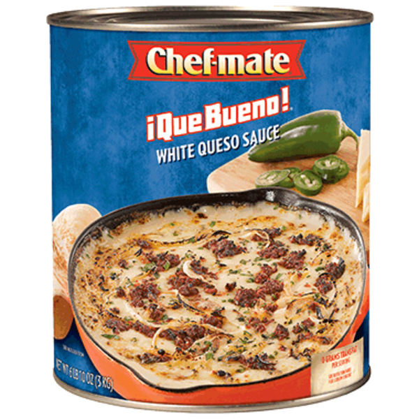 Chef-mate White Queso Cheese Sauce - #10 Can