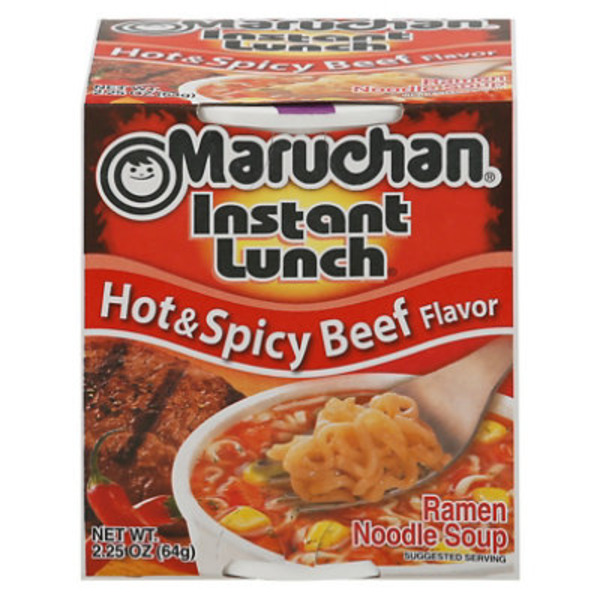 Maruchan Instant Lunch Ramen Noodles, Hot & Spicy Beef