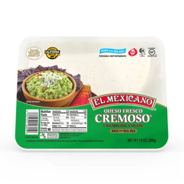 El Mexicano Crumbling Cheese, Queso Fresco Cremoso