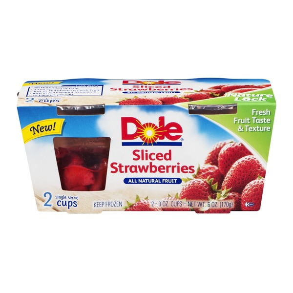 Dole Sliced Strawberries 2 CT (3 oz) Instacart