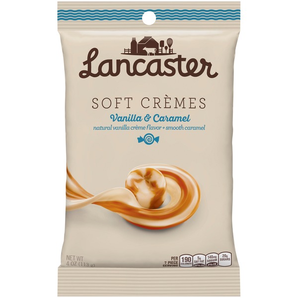 Lancaster Soft Crèmes Vanilla and Caramel Candy (4 oz) Instacart