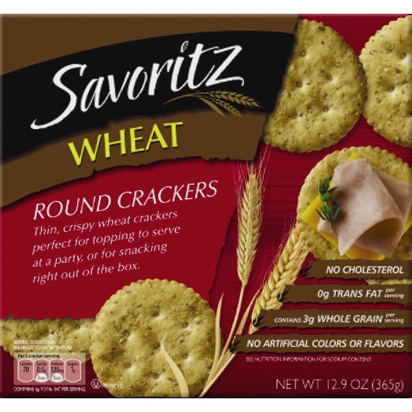 Savoritz Wheat Round Crackers 12 9 Oz From ALDI Instacart